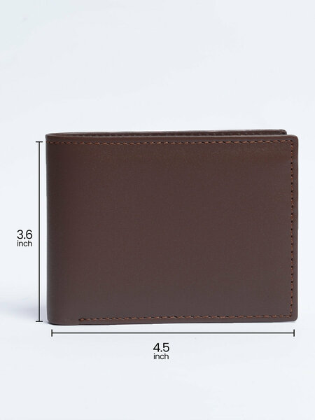 Brown Leather Wallet (W-271)