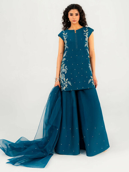 FLORET - 3pcs Tusser Silk Ensemble