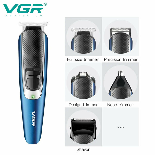 VGR - V-172 Professional Grooming Kit with 120 Min Runtime