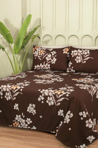 Linen Collection MFJP Printed Bed Sheet Set