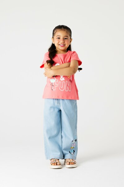 Girls Sunbeam Flamingo T-shirt