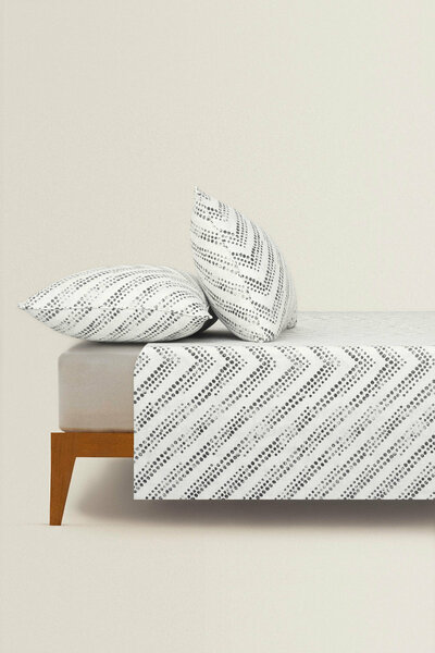 Stippling T-200 Bed Sheet Set