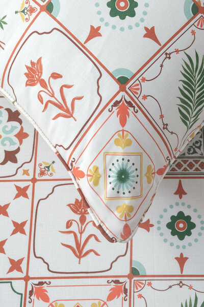 Marine Tiles T-150 Bed Sheet Set