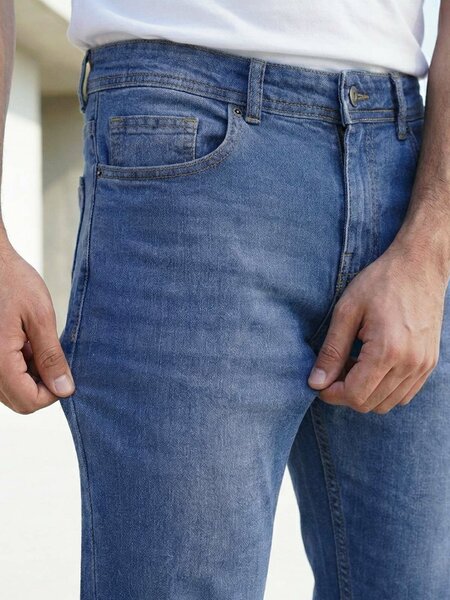 Blue Straight Fit Jeans 61