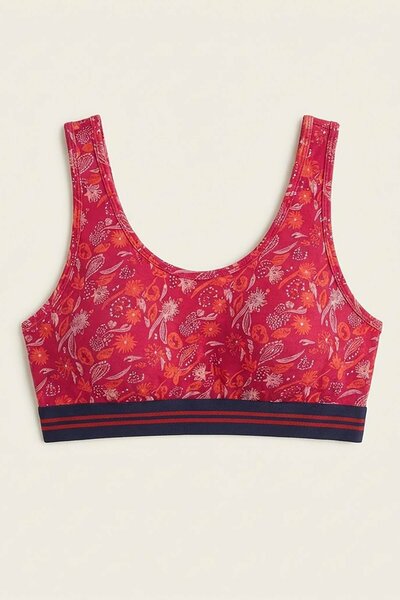 BLS - Alizee Non Wired And Non Padded Cotton Crop Top