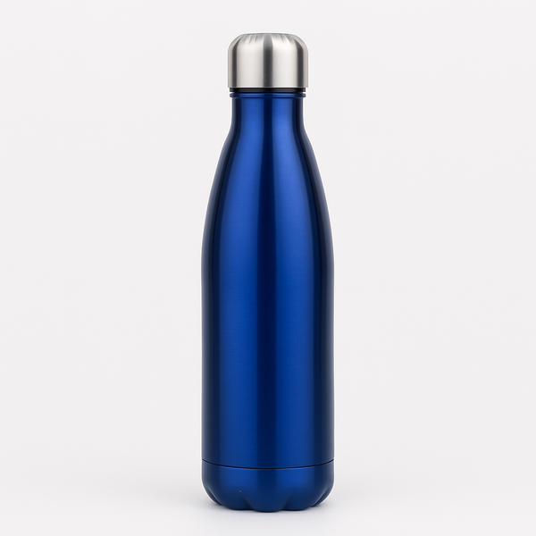 1Pc Water Bottle – 500ml Assorted | Reusable Bottle with Protective Sleeve & Leak-Proof Lid