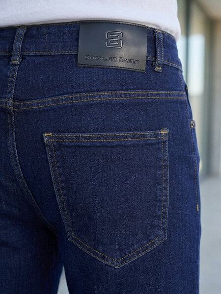 Dark Blue Straight Fit Jeans 59