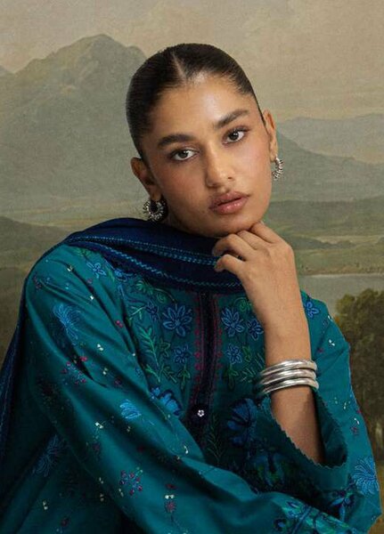 Coco by Zara Shahjahan Unstitched Khaddar 3 Piece Suit CZS26UKW TABASSUM 7A - Winter Collection