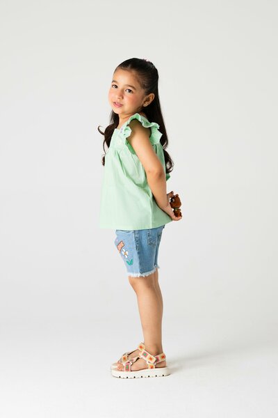 Pistachio Petal Cotton Top