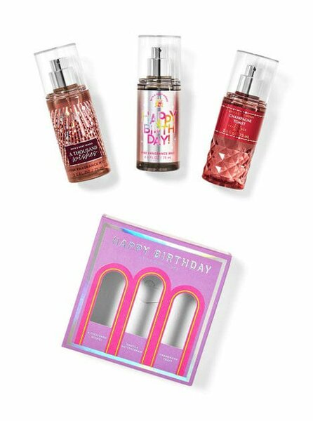 Bath & Body - Works Happy Birthday Fragrance Mist Trio Mini Gift Set