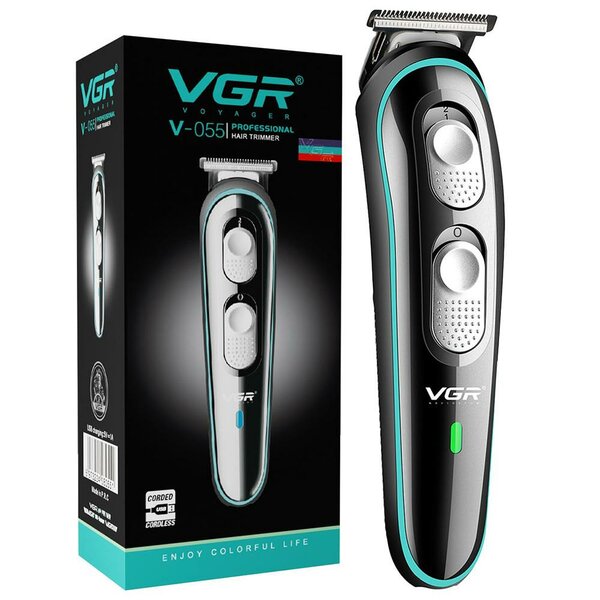 VGR -  V-055 Professional Cordless Rechargeable Beard Trimmer Clippers for Men
