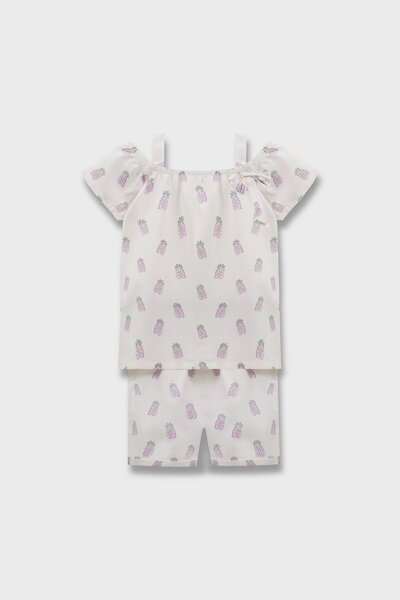 Purple Fruit Fiesta Dress Set