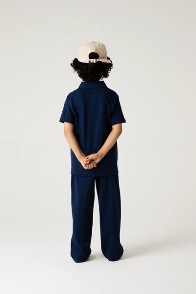 Mid Blue Jersey Co-ord Set