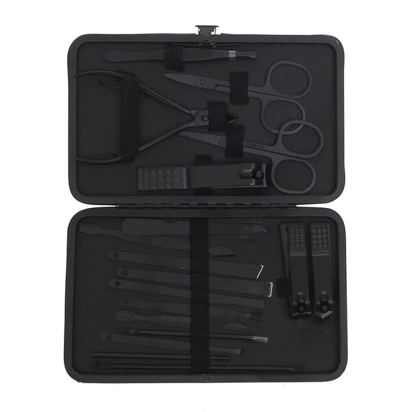 18-Piece Professional Manicure and Pedicure Nail Care Kit