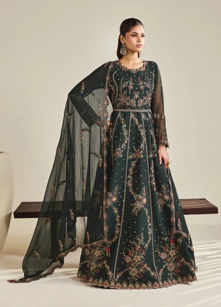 Dhaagay by Alizeh Fashion Unstitched Embroidered Chiffon 3 Piece Suit AF26UCD AF-DHG-5047 Sohana - Festive Collection