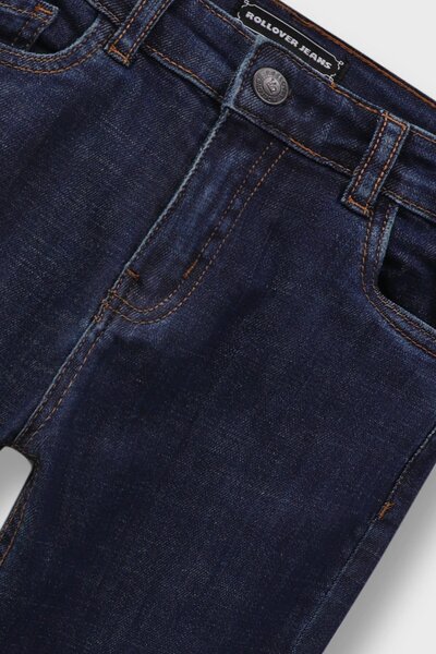 Boys Blue Straight-Fit Denim Jeans