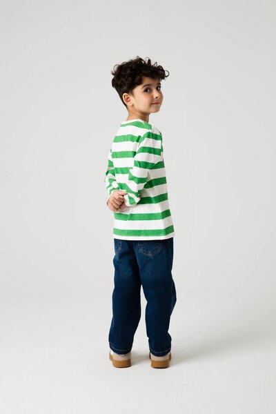 Boys Mickey Stripe Graphic Tee