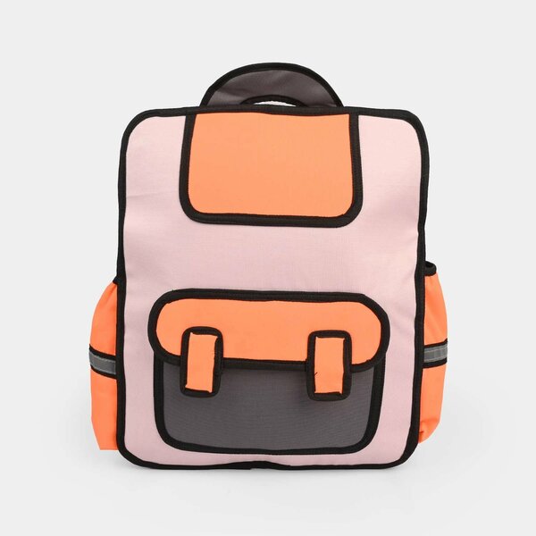 LEVUP 16" 2D Style Backpack/School Bag for Kids | Grade 1-4