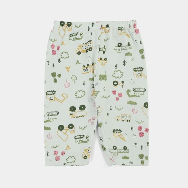Cotton Trouser 2Pcs 3-6M