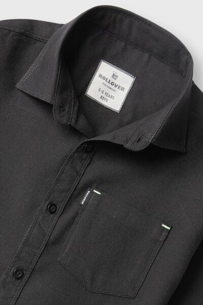Boys Signature Noir Chambray Shirt