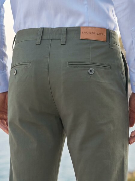 Olive Smart Fit Chino Pant-73