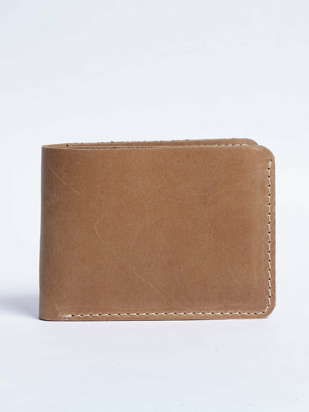 Light Brown Leather Wallet (W-277)