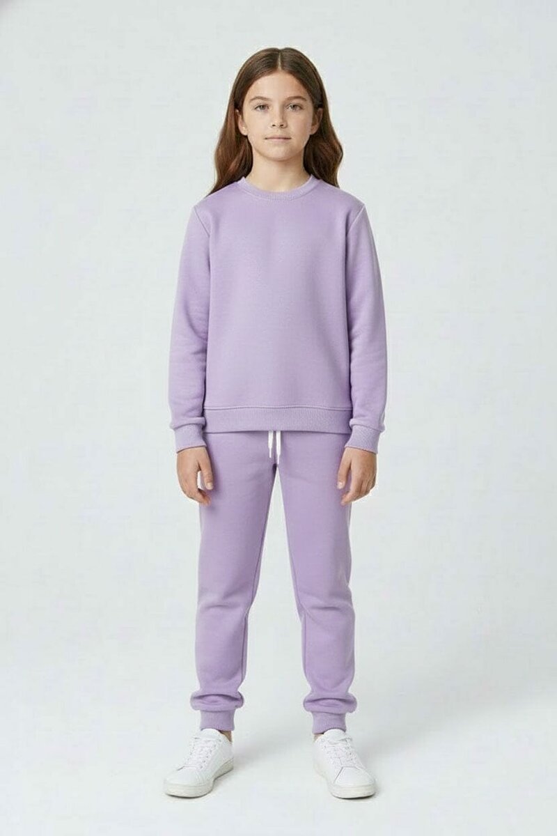 Tiny Teens Kid's Basic Fleece Twin Set
