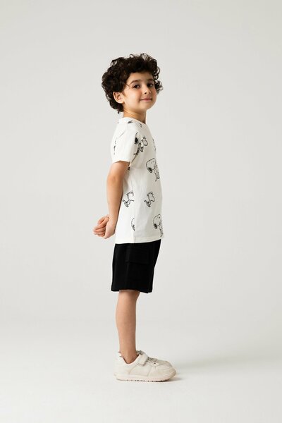 Boys Happy Pups Doodle Tee