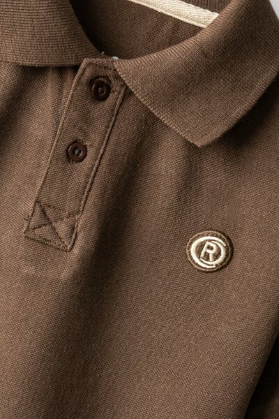 Boys Everyday Brown Pique Polo