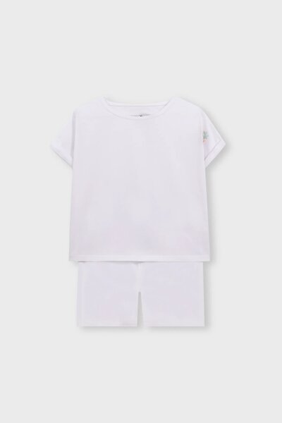 Snow Daisy Emboidered Co-ord Set