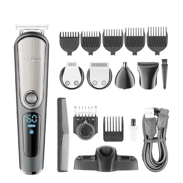 VGR -  V-105 5-in-1, Face, Hair and Body - Multi Grooming Kit