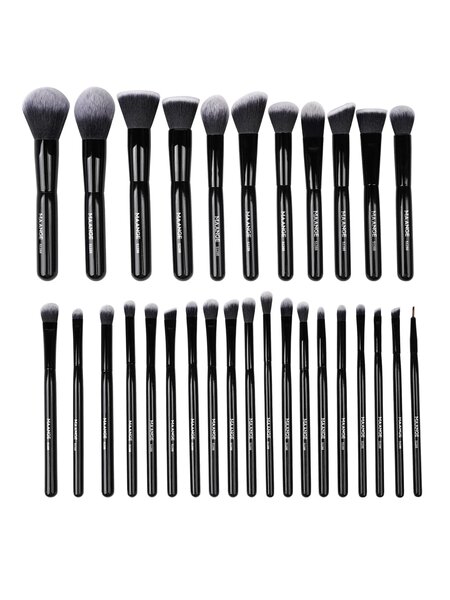 Shein - MAANGE 30pcs Professional Makeup Brush Set, Made Of Soft Fiber Material