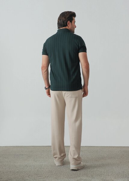 Zenetti Mens RTW Solids Cotton Polo Forest Green WZ-003 - Casual Collection