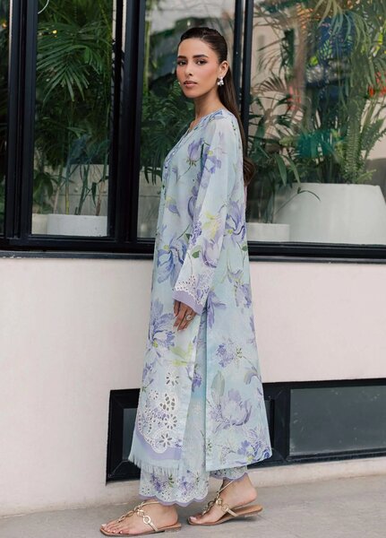 Ballerina by Nureh Unstitched Printed Chikankari Lawn 2 Piece Suit NU26UBCL NU2-217 - Casual Collection