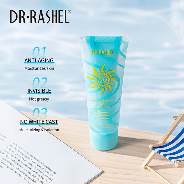 Dr Rashel - Hyaluronic Dual-Tube Sunscreen & Moisturizing Gel SPF 50+
