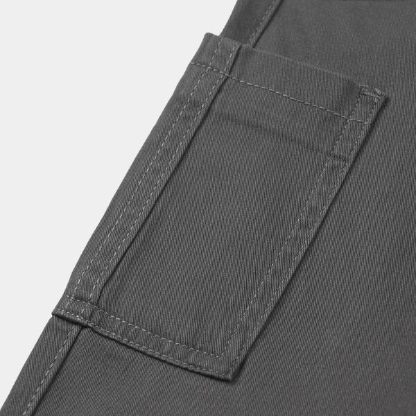Boys Cotton Twill Pants - Dark Grey