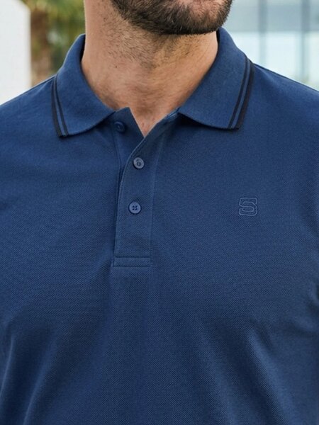 Poseidon Contrast Tipping Polo T-Shirt (POLO-1292)