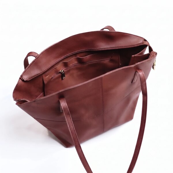Tote Shoulder Maroon