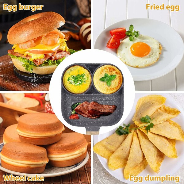 Home.Co - 3 Mould Frying Pan