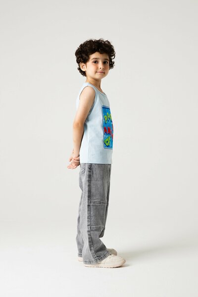 Boys Animal Pool Party Tank Top