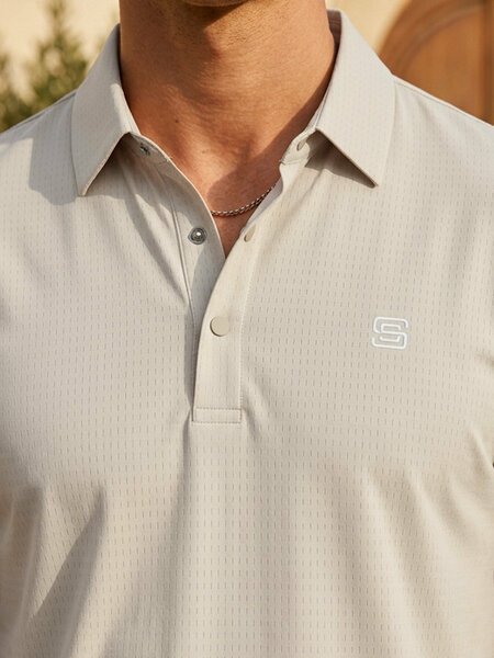 Fawn Nylon Spandex Polo (POLO-1265)