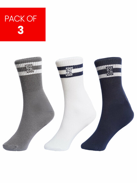 Designer Socks-1989 (Pack Of 3)