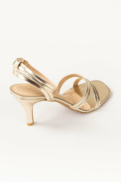 Women Golden Heels