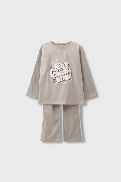 Grey Ease Jersey Co-Ord Set