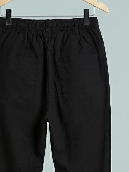 Black Cotton Stretch Trouser (CST-031)