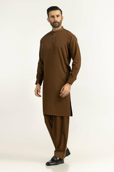 Regular Fit Embroidered Suits