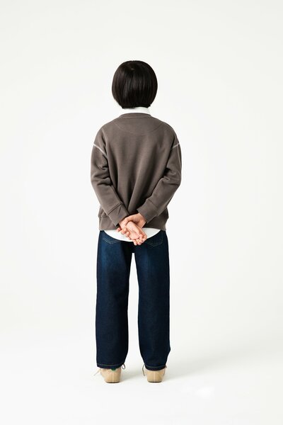 Boys Charcoal Signature Fleece Sweatshirt