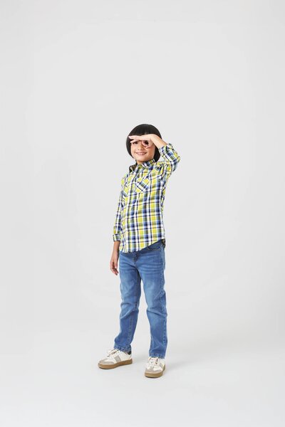 Sunny Plaid Cotton Shirt