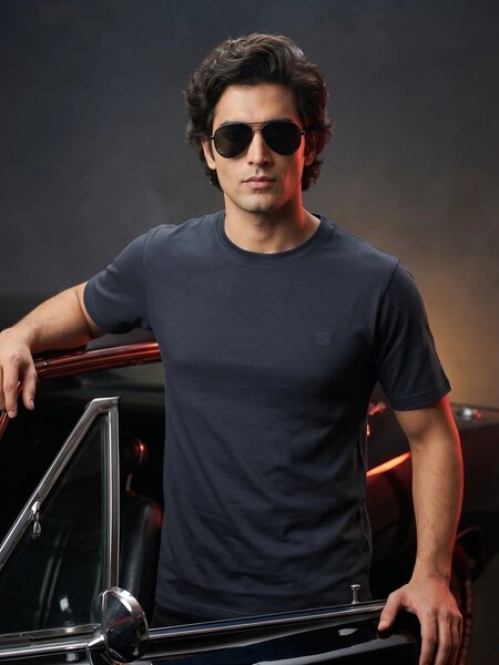 Charcoal Basic T-Shirt (TEE-422)