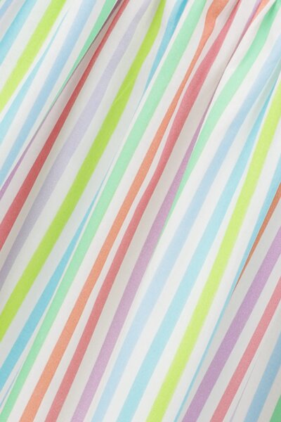Rainbow Striped Cotton Dress